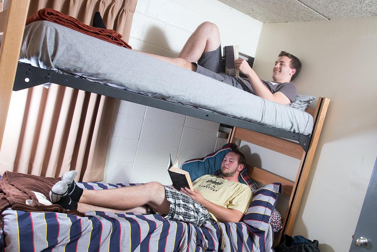 Students eat, live, study and play in Wallace residence halls.